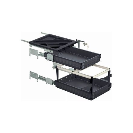 HETTICH 46744 konténer szett 244 530 fekete