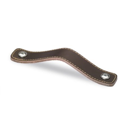 HETTICH 9071843 fogantyú Nica 94/64 mm sötétbarna bőr