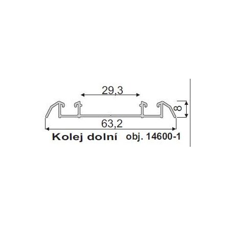 IC-alsó vezetés 2m ezüst