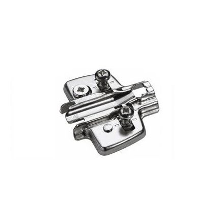 HETTICH 9071647 szerelő talp előszerelt eurócsavarokkal, D=3.0 mm