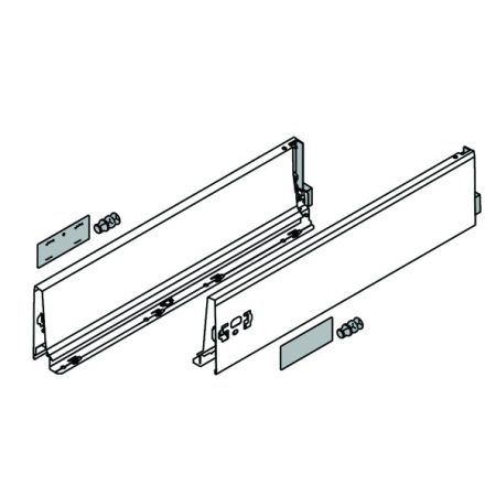 BLUM 378K6502SA oldalfal Antaro 650 fekete J+B