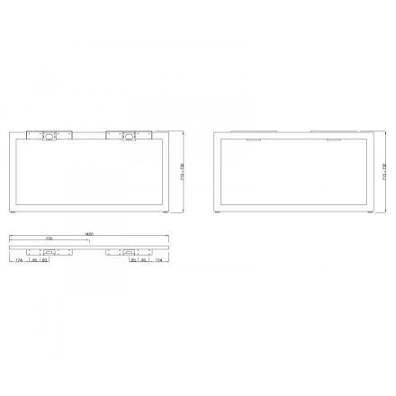 MILADESIGN lábazat Quark Q7214-Z ezüst