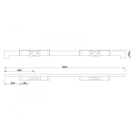 MILADESIGN lábazat alacsony Quark Q7216-K ezüst