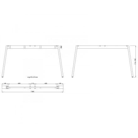 MILADESIGN lábazat Mobilar M6314–S ezüst