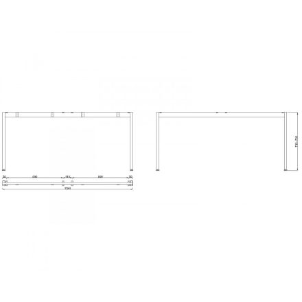 MILADESIGN lábazat Mobilar M6316 ezüst