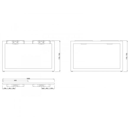 MILADESIGN lábazat Quark Q7212-Z antracit