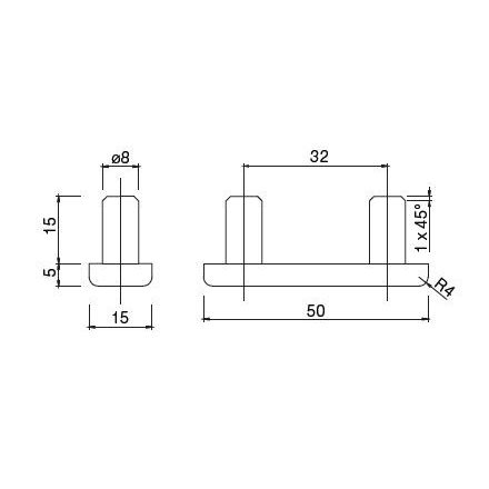 MILADESIGN lábazat Quantum Q7308 fekete