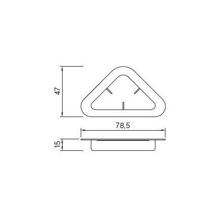 MILADESIGN lábazat szé. G3 ST227/60 fehér