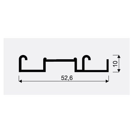 MILADESIGN lábazat G6 ST511/70 fehér