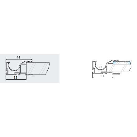 MILADESIGN lábazat szé. Linear LN3401 fehér