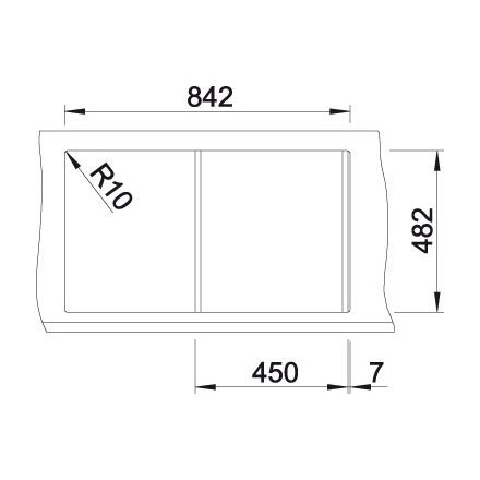 MILADESIGN csatorna Linear LN1204 fehér