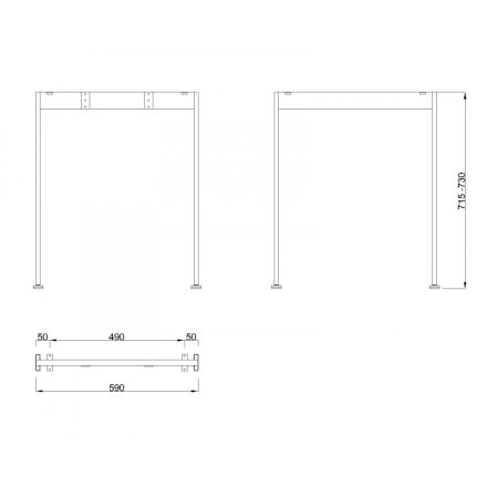 MILADESIGN lábazat Mobilar M6206 fehér