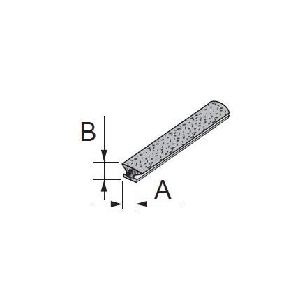 SEVROLL támfalas kefe becsúsztatható 14,5x4mm, 50m