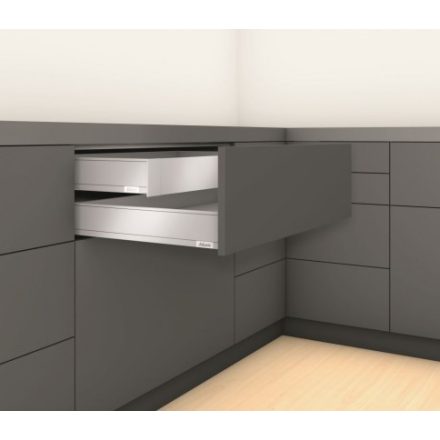 K-BLUM Legrabox M 500 mm/70 kg, Blumotion/TOB, szürke OG-M, expando