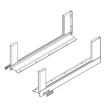 BLUM 770F6502I oldalfal Legrabox F 650mm nemesacél