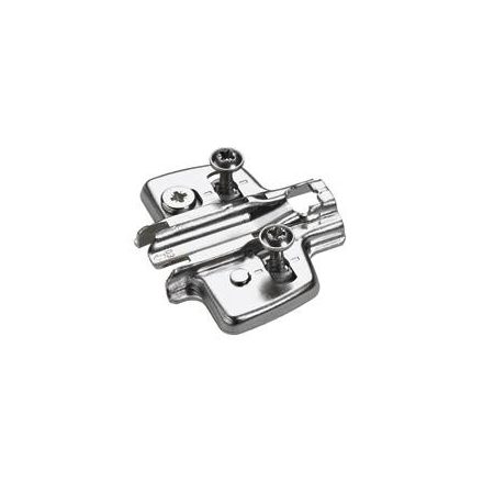 HETTICH 9071662 szerelő talp szétnyíló foglalatokkal és speciális csav. D=3.0 mm