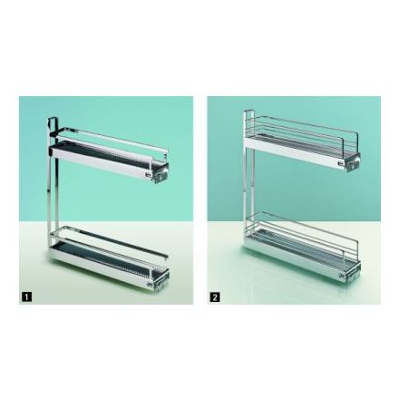 HETTICH 9207577 front kihúzású Arena Style 90° fiók, króm