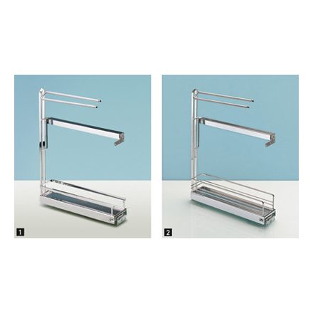 HETTICH 9207580 front kihúzású Arena Style 90° fiók, króm