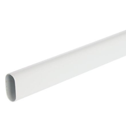 Riex VT24 akasztórúd, kerekített, 30x15 mm, 0,7 mm, 3000 mm, fehér