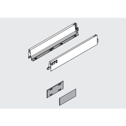 BLUM 378M6002SA oldalfal Antaro 600 fehér J+B